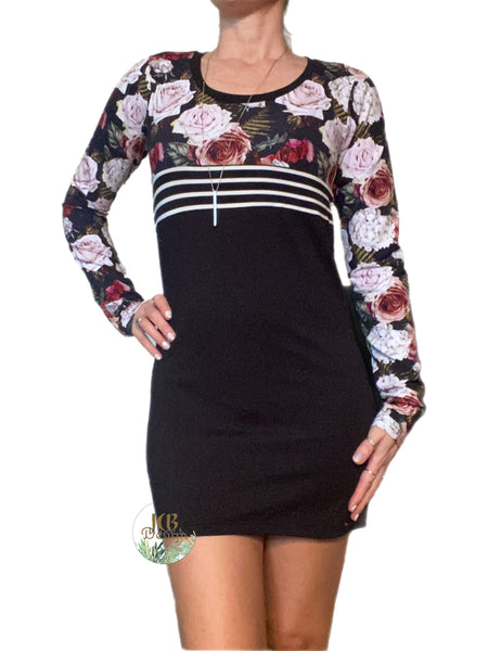Robe courte - Fleurs d’automne