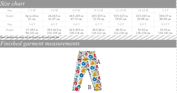 Legging Long Enfant - CHOIX DE TISSUS