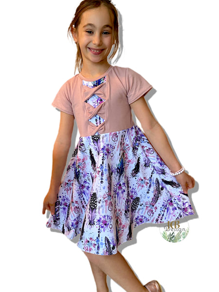Robe tournante 5T-12T - CHOIX DE TISSUS