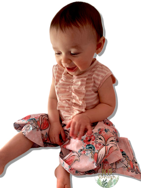 Robe tournante - Petits renards 12M-5T