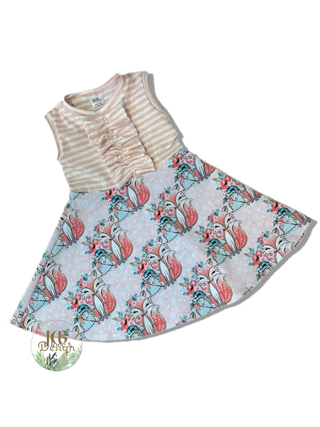 Robe tournante - Petits renards 12M-5T
