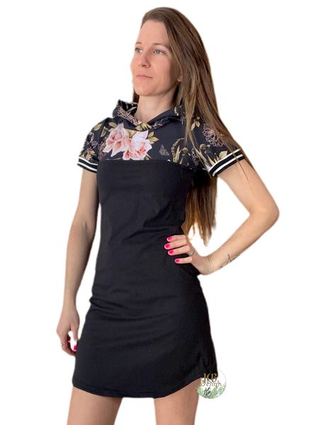Robe chandail avec capuchon