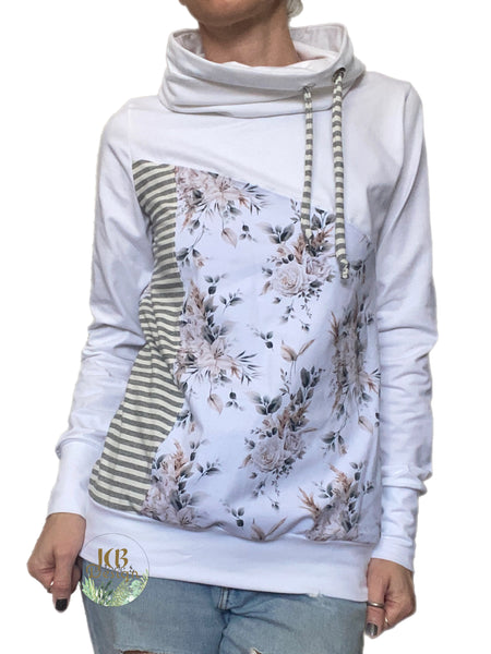 Chandail collet - Blanc